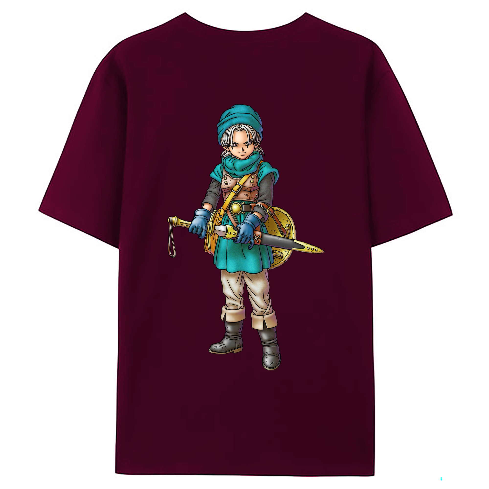（画像用） ドラゴンクエスト Doragon Kuesuto Dragon Quest レディース半袖Tシャツ(バックプリント)